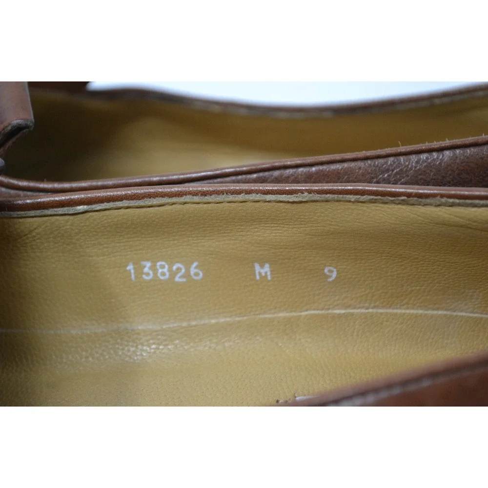 Bruno Magli Italy Brandy Montreal Tassel Loafers Shoes Mens Brown Size 9M‎ 13826